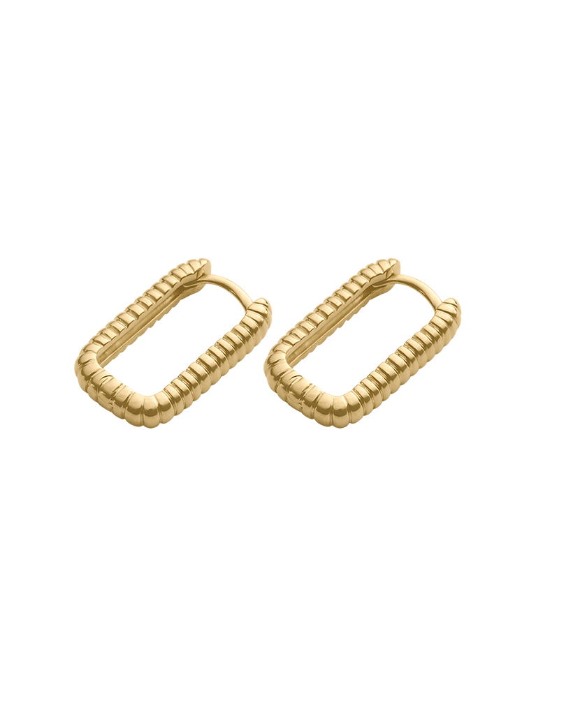 ELEMENTAL HOOPS (18K GOLD PLATED)