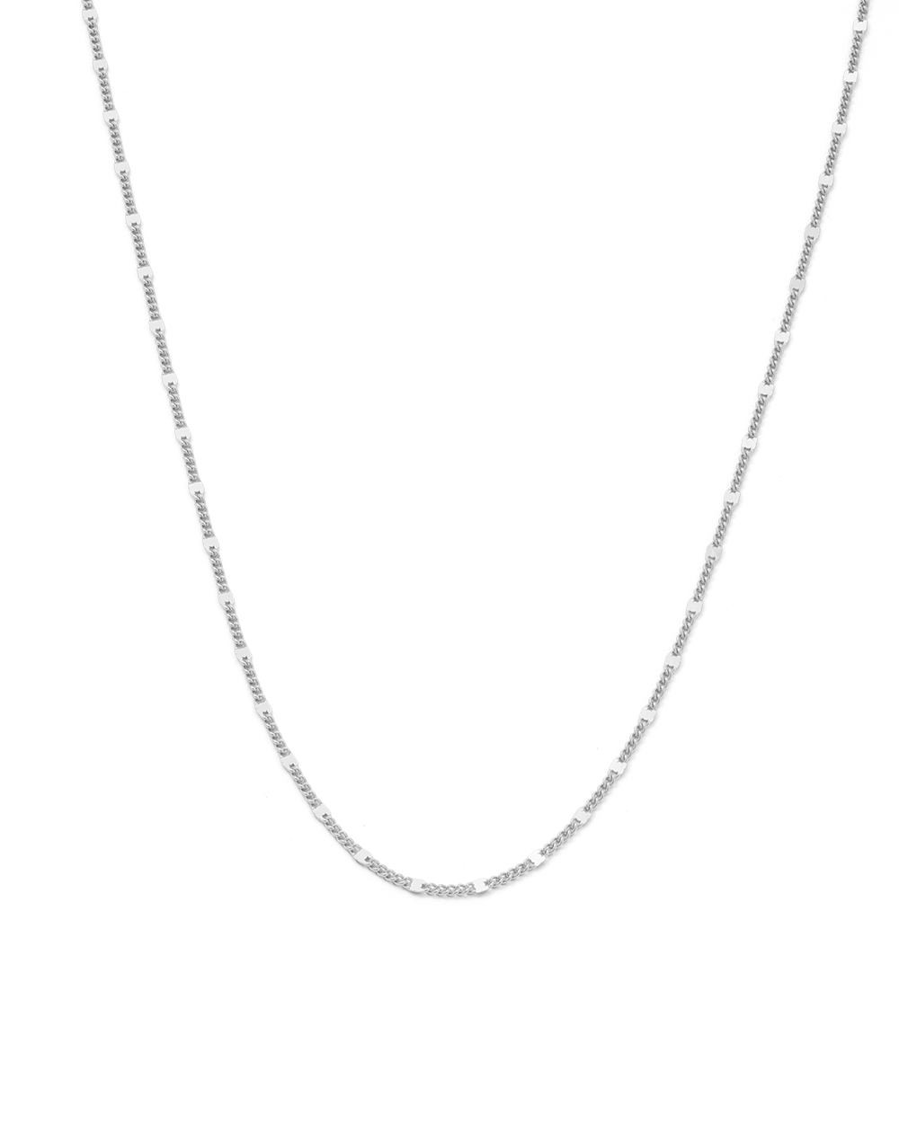 Kirstin Ash◆ボックスチェーンネックレス/シルバー シルバー925 ボックスチェーンネックレス 60cm 長小豆チェーン