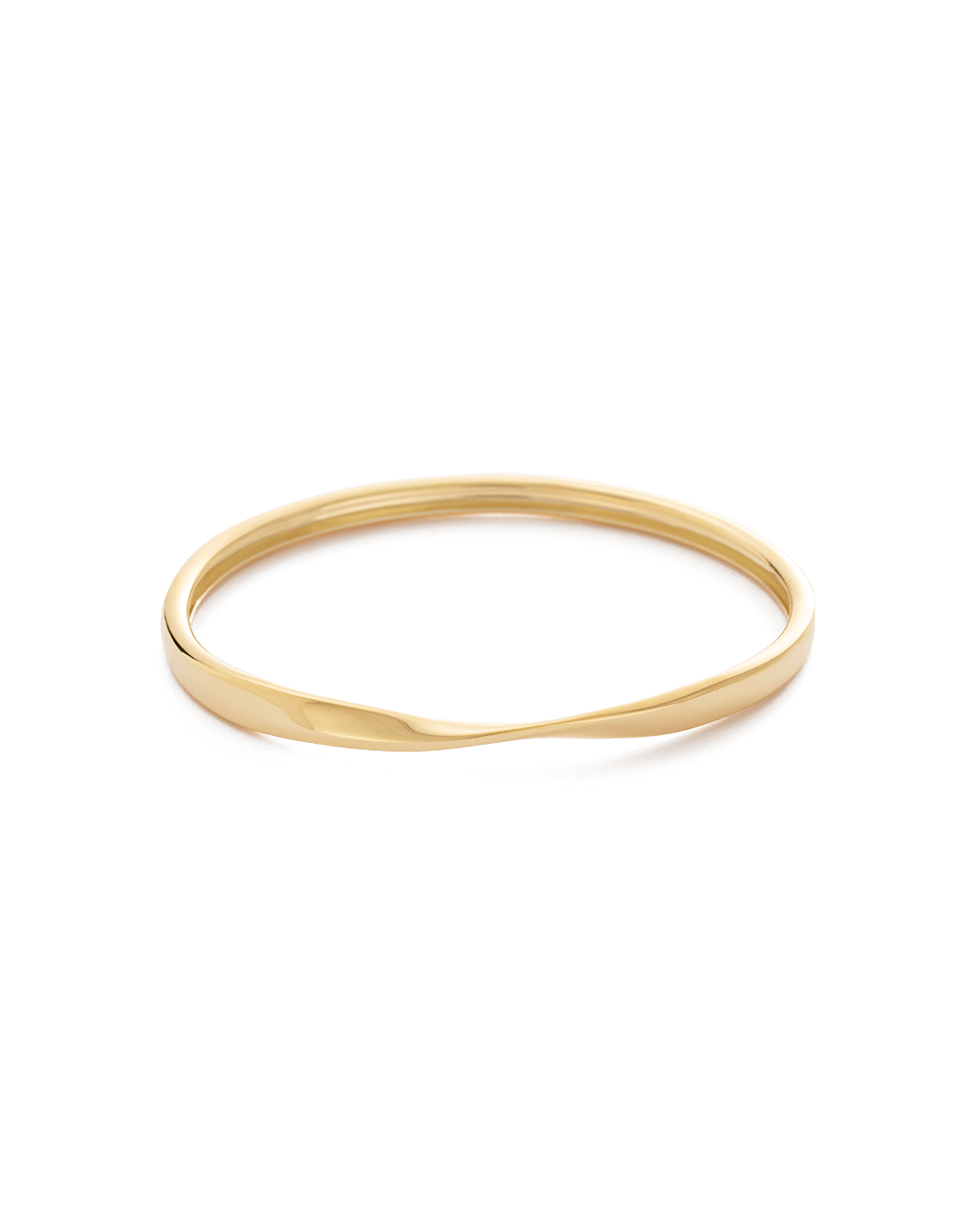 FOLD BANGLE 18K GOLD PLATED KIRSTIN ASH United States