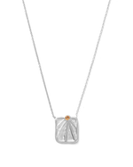 FOLLOW THE SUN COIN NECKLACE (STERLING SILVER)