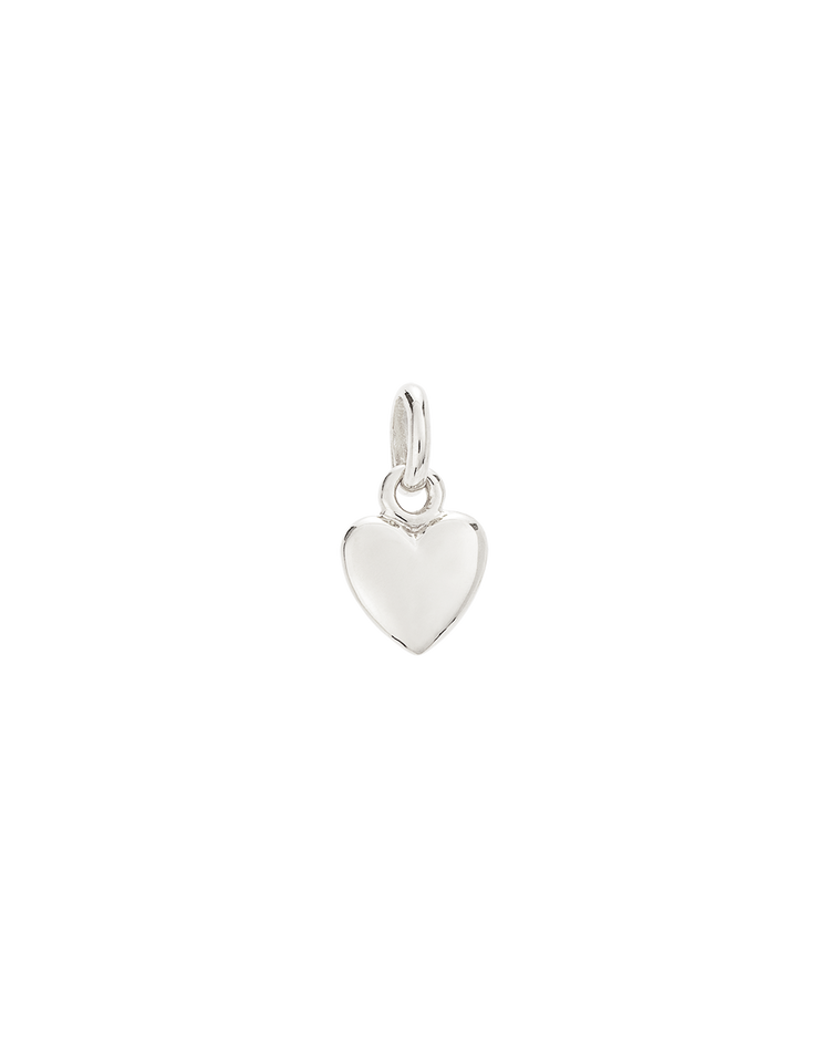 HEART CHARM (STERLING SILVER) - IMAGE 1