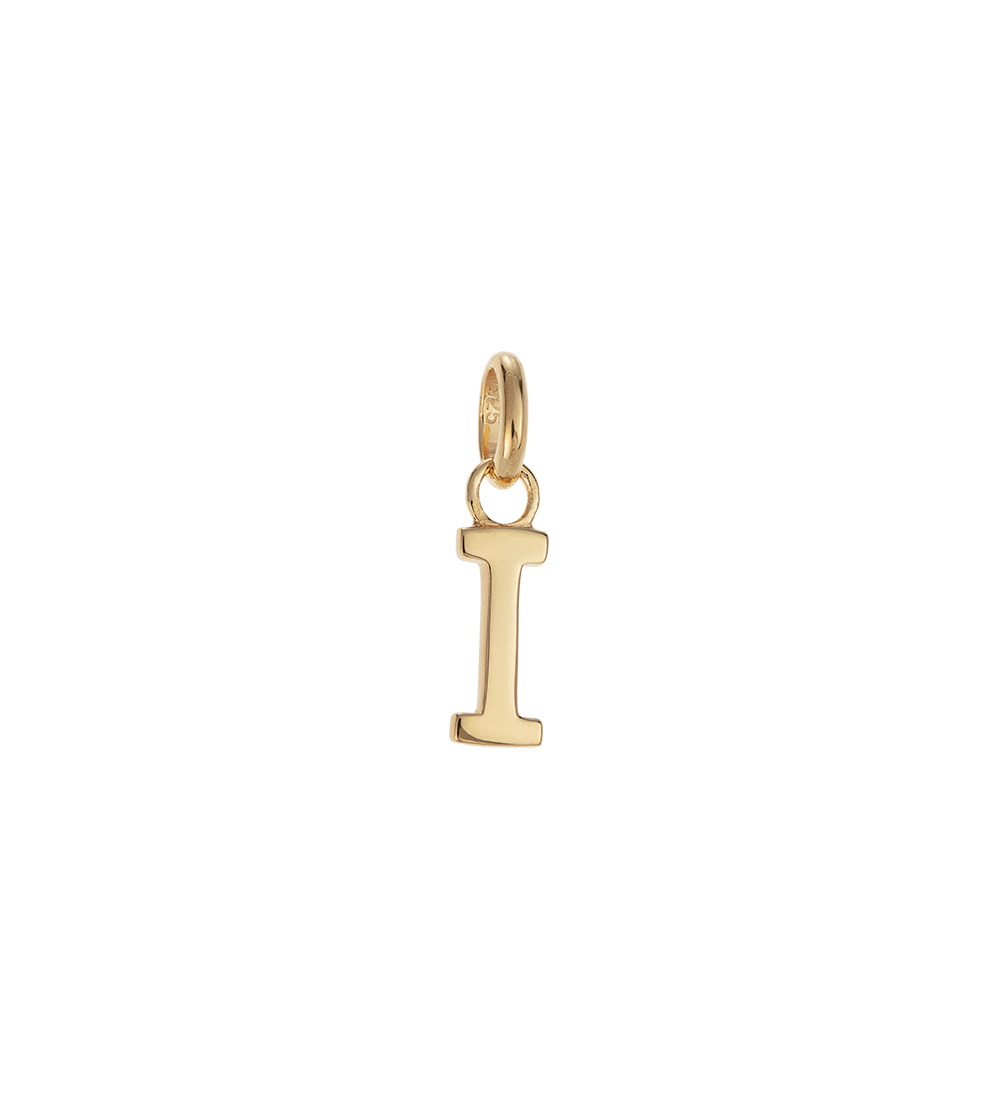 OUTLINE INITIAL A-Z (18K GOLD VERMEIL) IMAGE 16