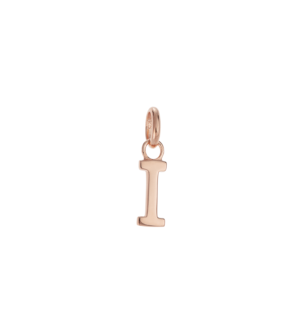 OUTLINE INITIAL A-Z (18K ROSE GOLD VERMEIL) IMAGE 12