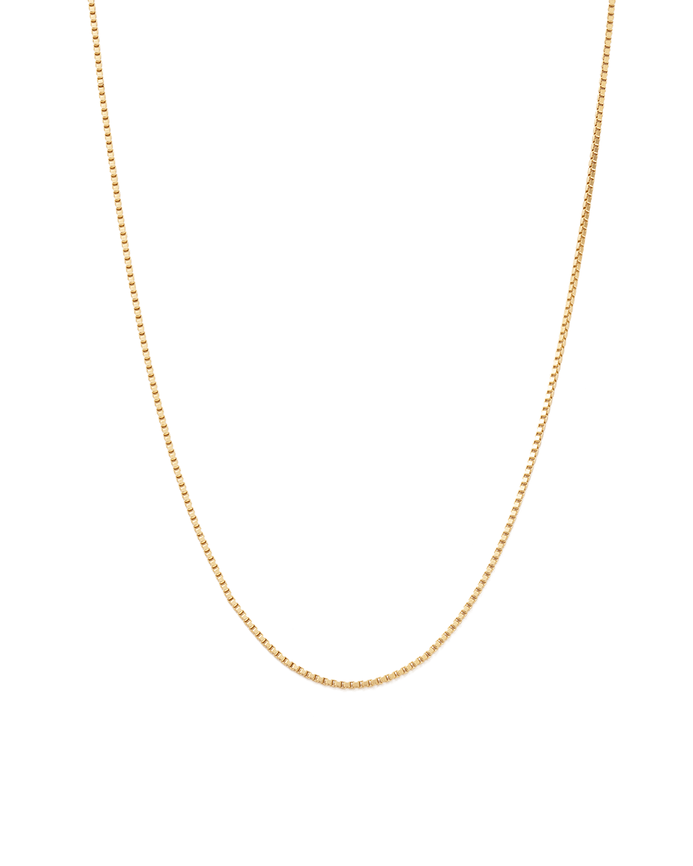 INTERTWINE CHAIN NECKLACE (18K GOLD PLATED) - IMAGE 1