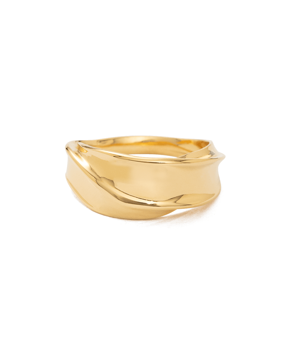INTERTWINE RING (18K GOLD PLATED) - IMAGE 6