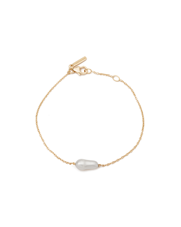 LA SIRENE PEARL BRACELET (18K GOLD PLATED)