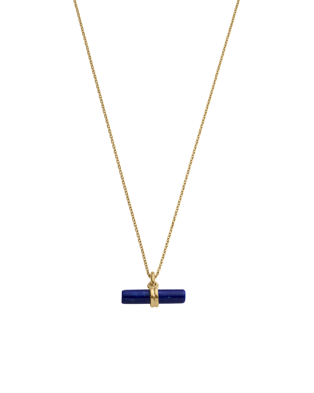 Kirstin Ash◆シンプルTの字バー天然石ネックレス/シルバー LAPIS T-BAR NECKLACE (18K GOLD VERMEIL) – KIRSTIN ASH