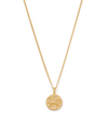 LEO PETITE ZODIAC NECKLACE (18K GOLD VERMEIL)