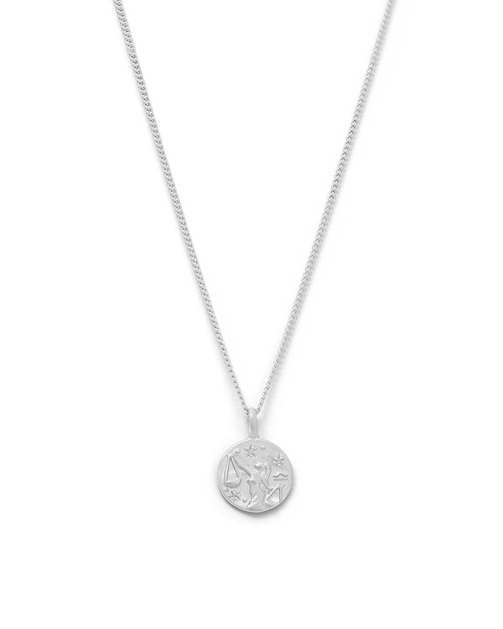 Libra necklace sterling silver discount