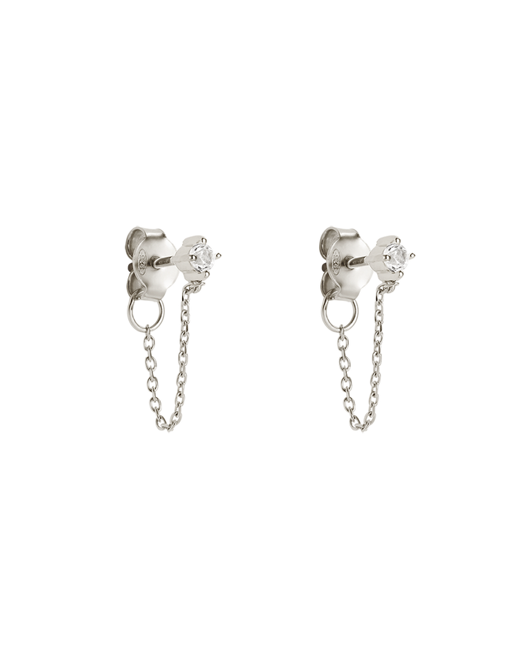 LUMEN CHAIN STUDS (STERLING SILVER)