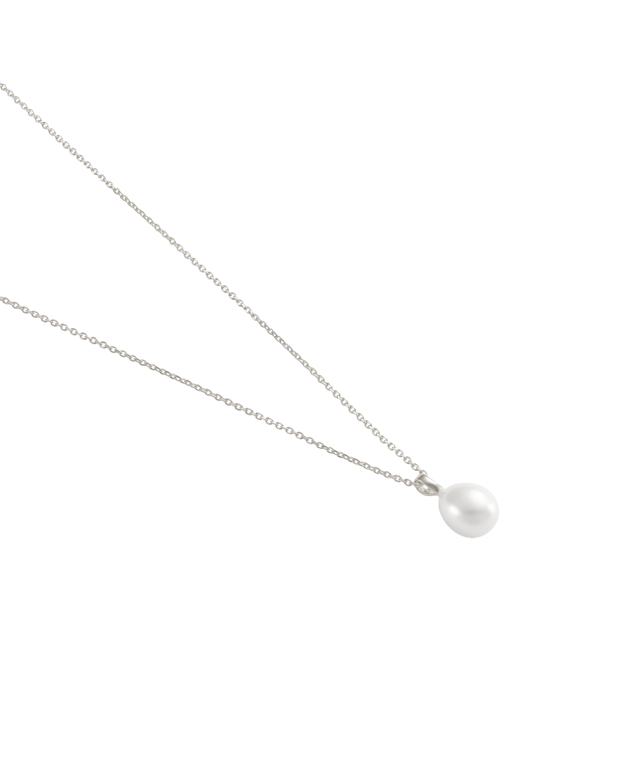 MARIS PEARL NECKLACE (STERLING SILVER) IMAGE 5