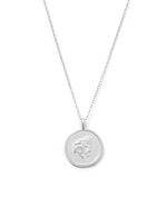 MEMOIR COIN NECKLACE (STERLING SILVER)
