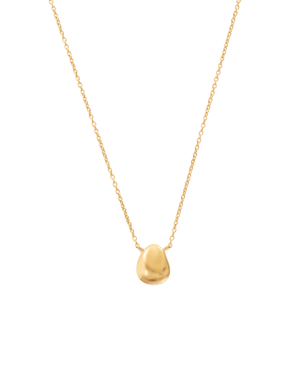 Molten necklace gold