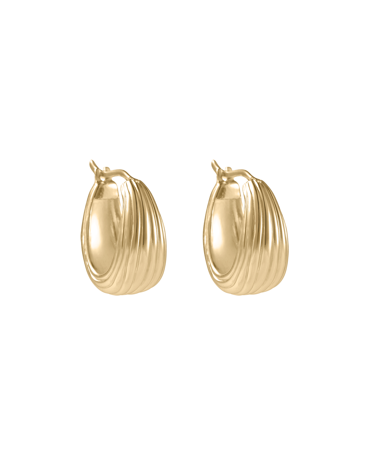 MONDO HOOPS (18K GOLD PLATED) IMAGE 1