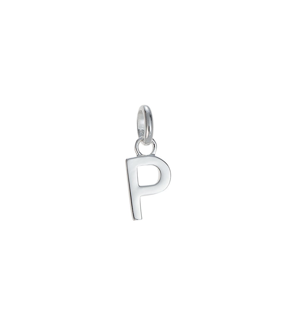 OUTLINE INITIAL A-Z (STERLING SILVER) IMAGE 21