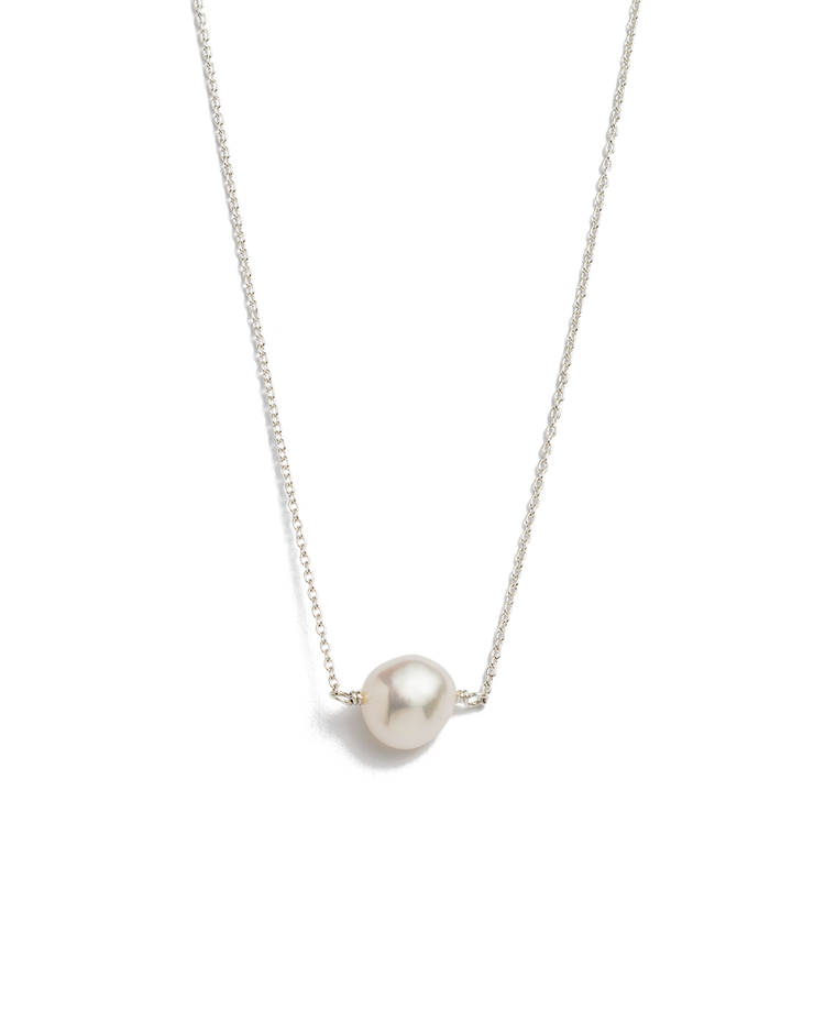 PEARL CHOKER  (STERLING SILVER) - IMAGE 1