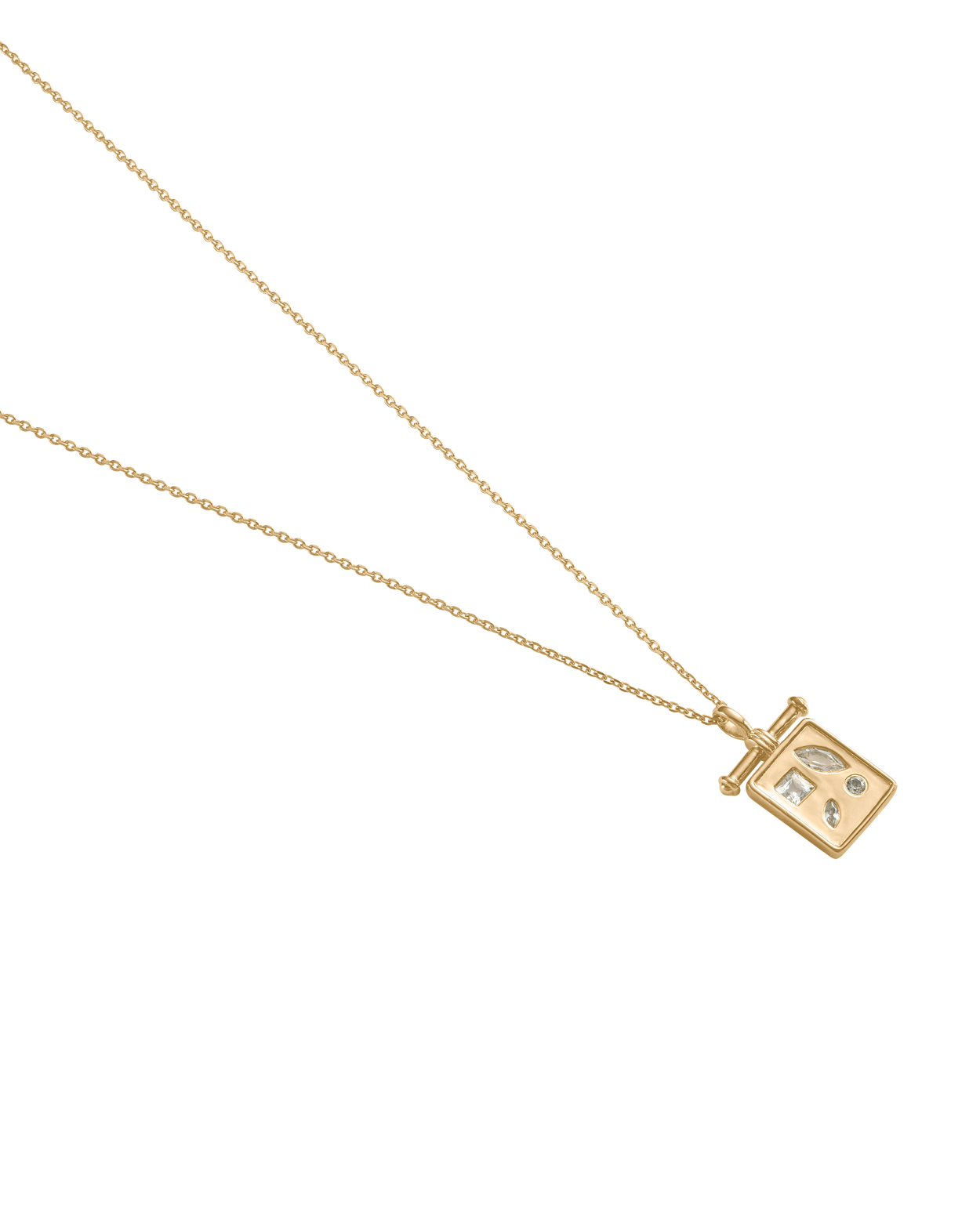 PLACE PENDANT NECKLACE (18K GOLD VERMEIL) IMAGE 4