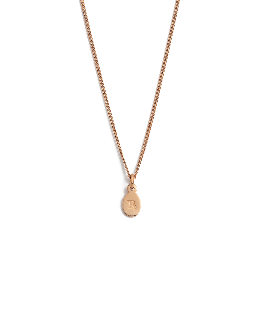 INITIAL NECKLACE A-Z (18K ROSE GOLD VERMEIL) IMAGE 23