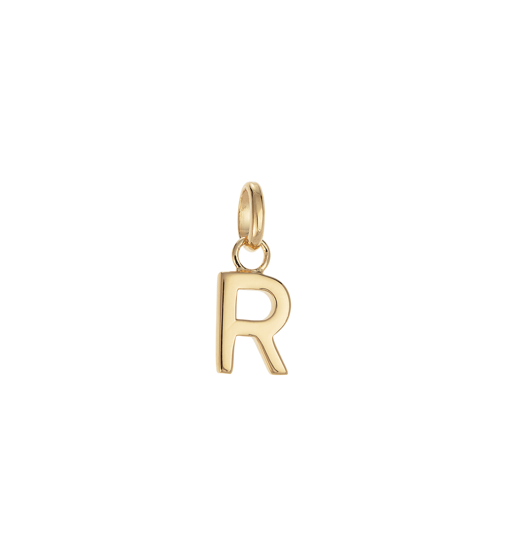 OUTLINE INITIAL A-Z (18K GOLD VERMEIL) IMAGE 25