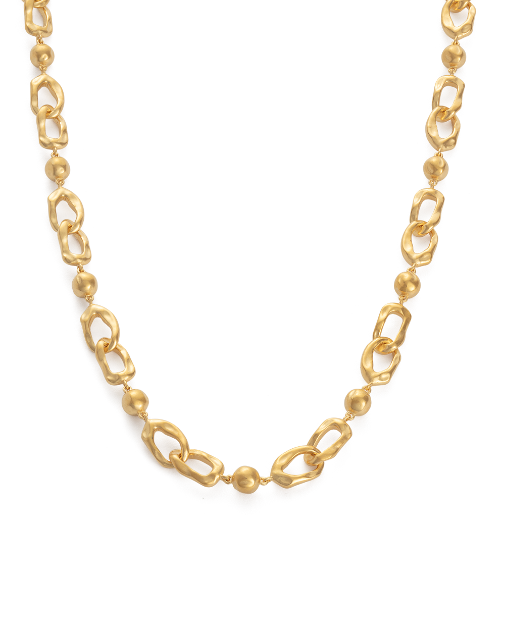 RENEWAL CHAIN NECKLACE (18K GOLD PLATED) - IMAGE 1