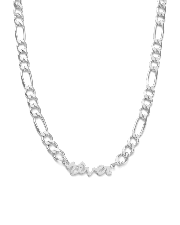 REVER CHAIN NECKLACE (STERLING SILVER)