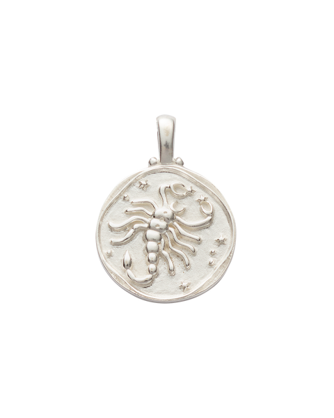 Scorpio Necklace, Scorpion Figure, 925 Sterling Silver Necklace, Scorpio Charm With Chain, 2024 Handmade Necklace, Micro Stone Background