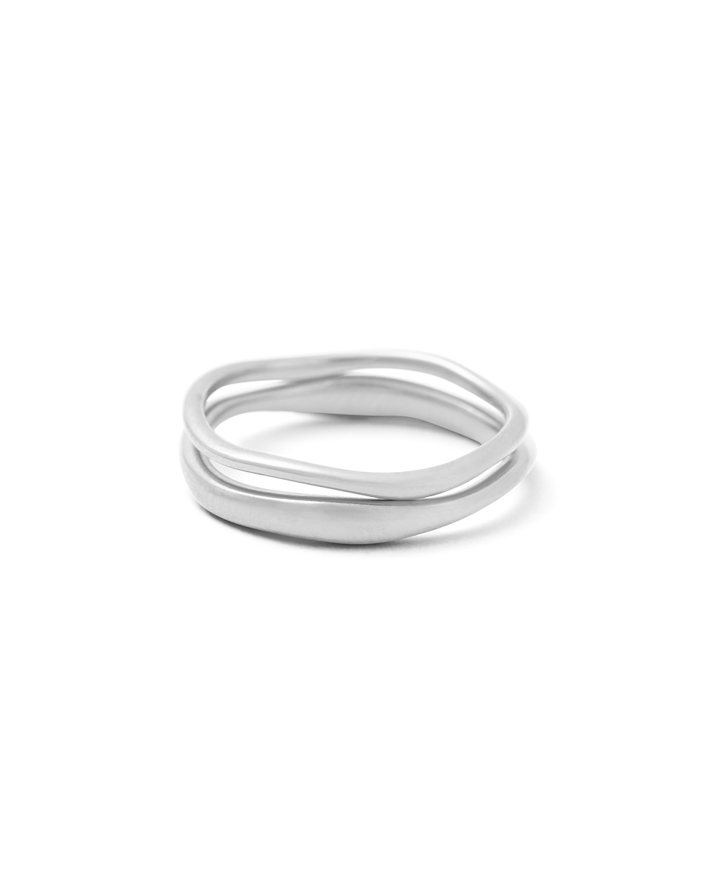 SHIFT STACKING RING (STERLING SILVER)