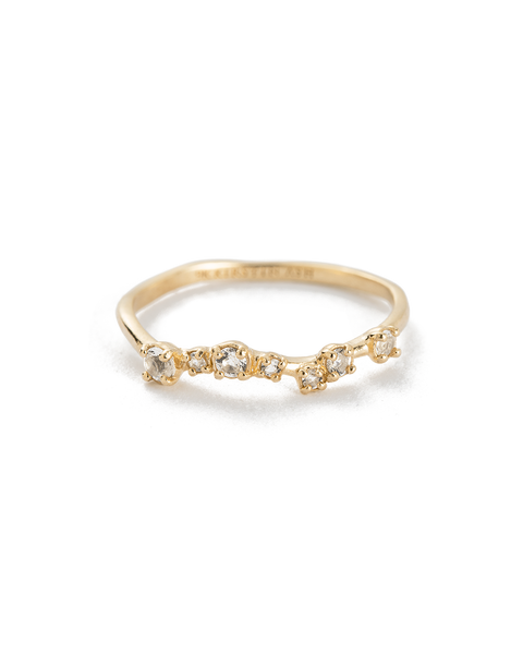 SHIMMER TOPAZ RING 9K GOLD KIRSTIN ASH United States