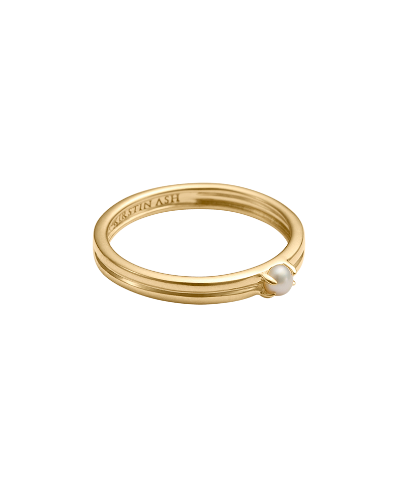 SOLACE PEARL RING (18K GOLD VERMEIL) IMAGE 4