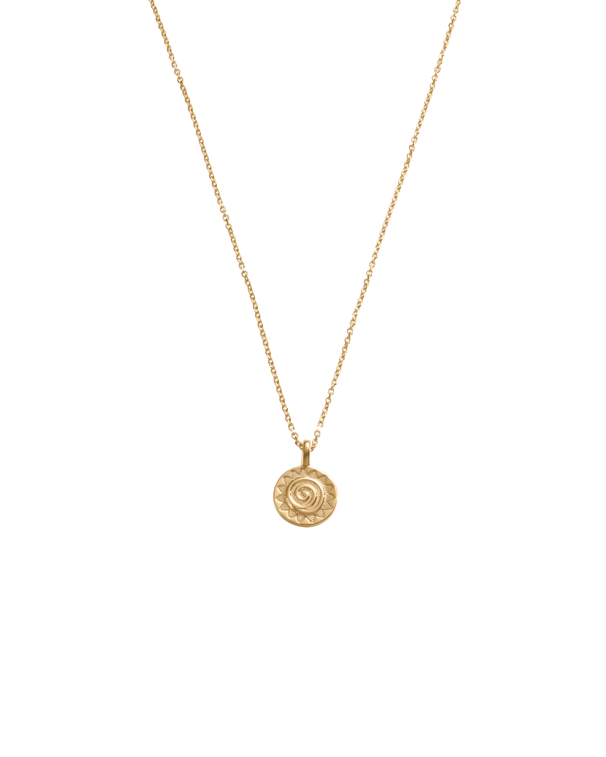 SOLARA COIN NECKLACE (18K GOLD VERMEIL)