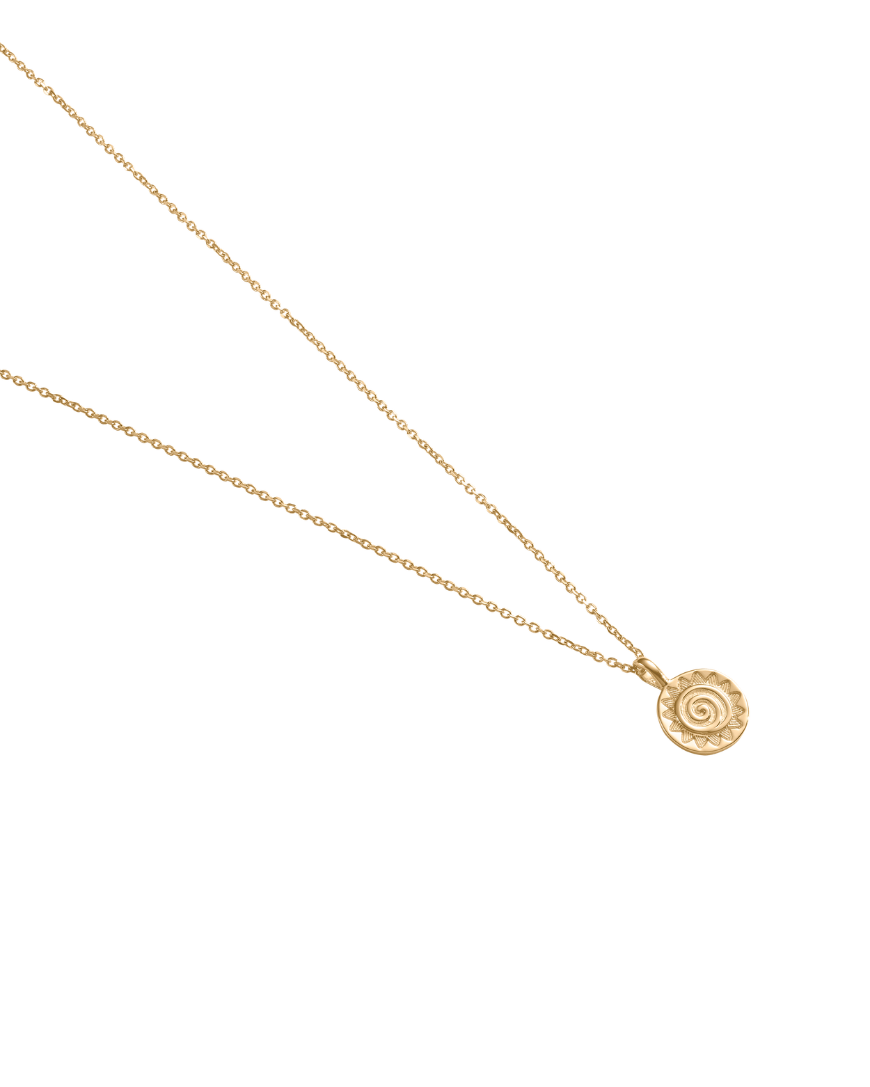 SOLARA COIN NECKLACE (18K GOLD VERMEIL)