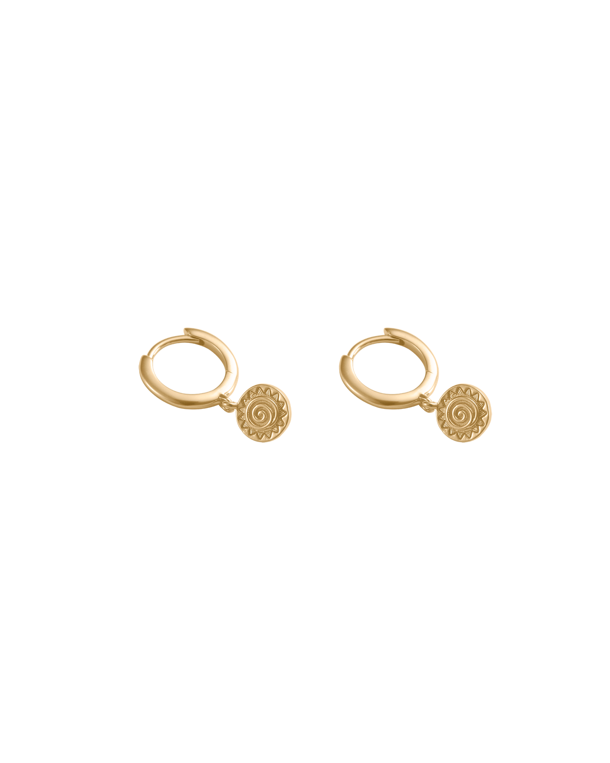 SOLARA HOOPS (18K GOLD PLATED)