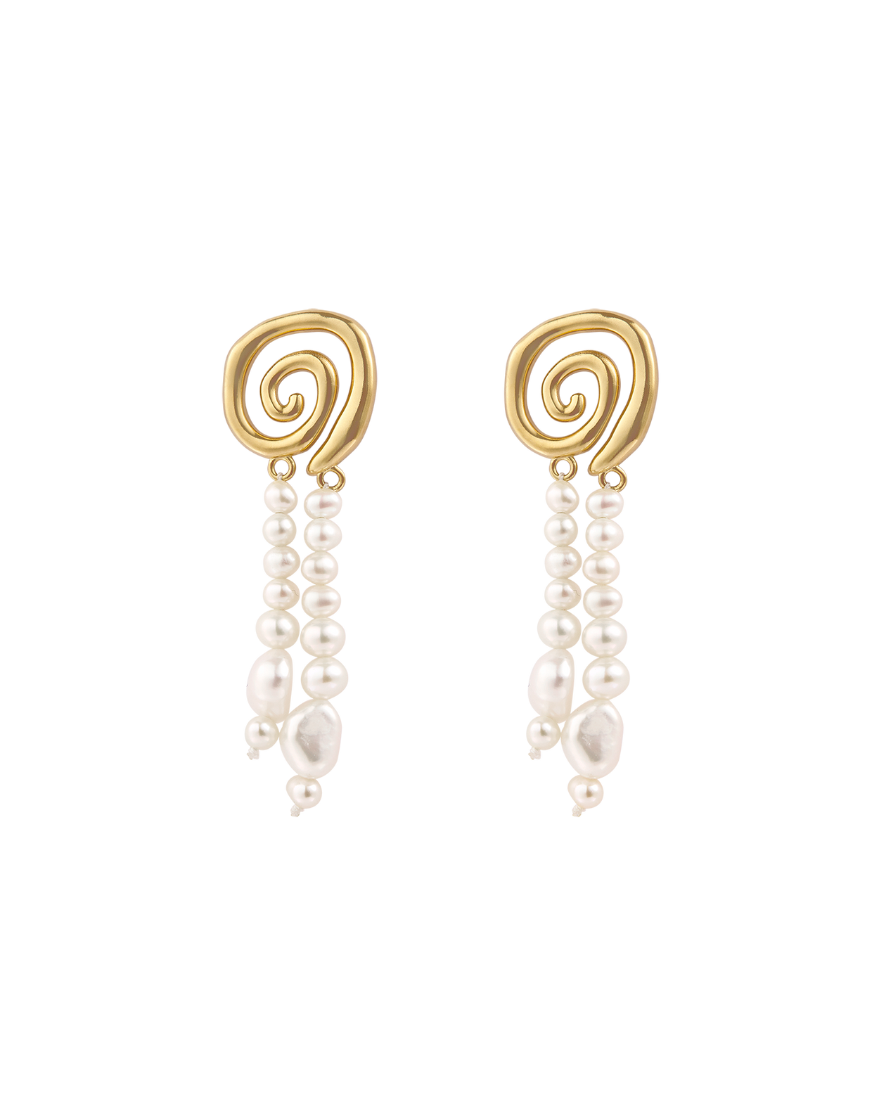 SWEET ESCAPE EARRINGS (18K GOLD PLATED) IMAGE 1