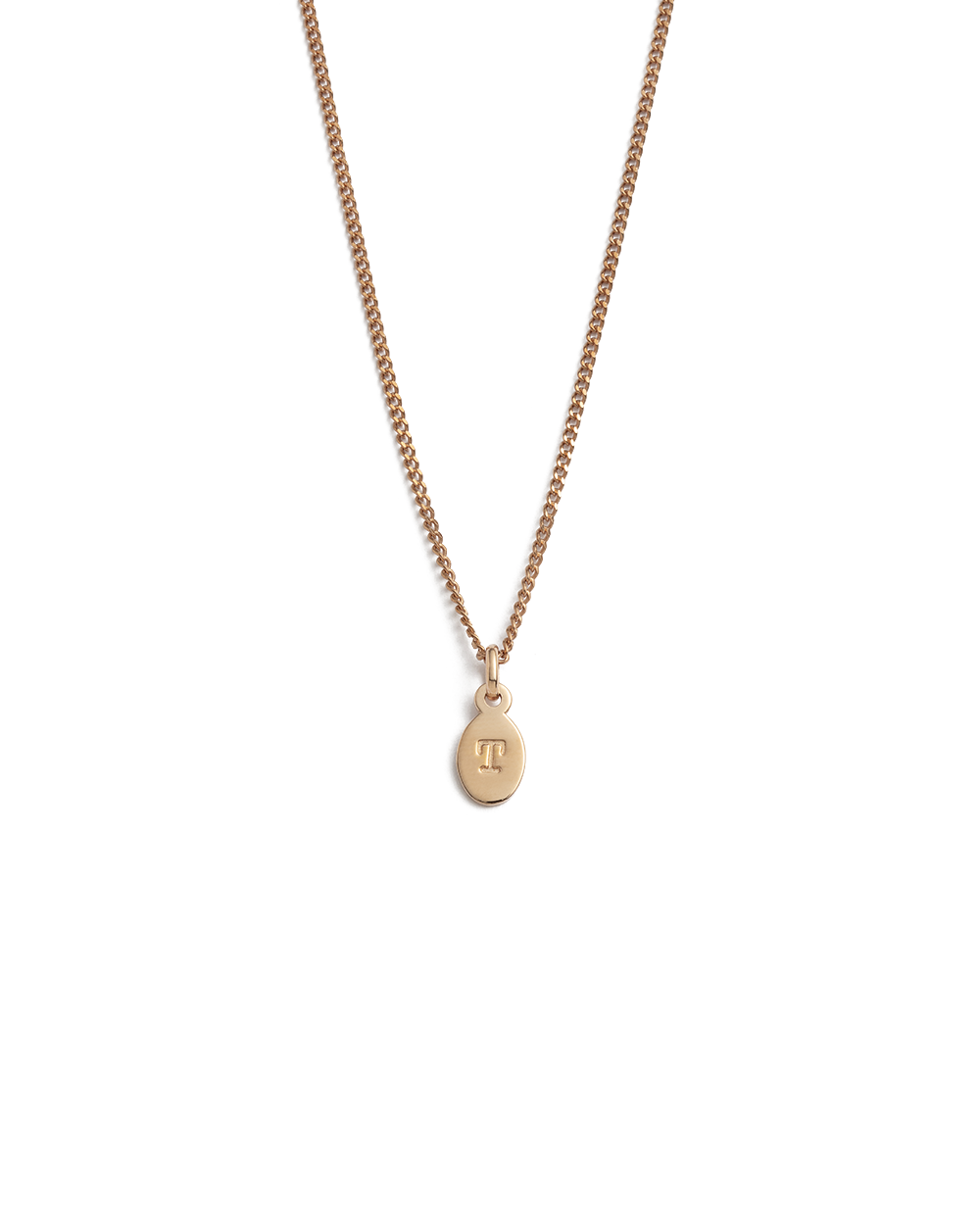 INITIAL NECKLACE A-Z (18K ROSE GOLD VERMEIL) IMAGE 25