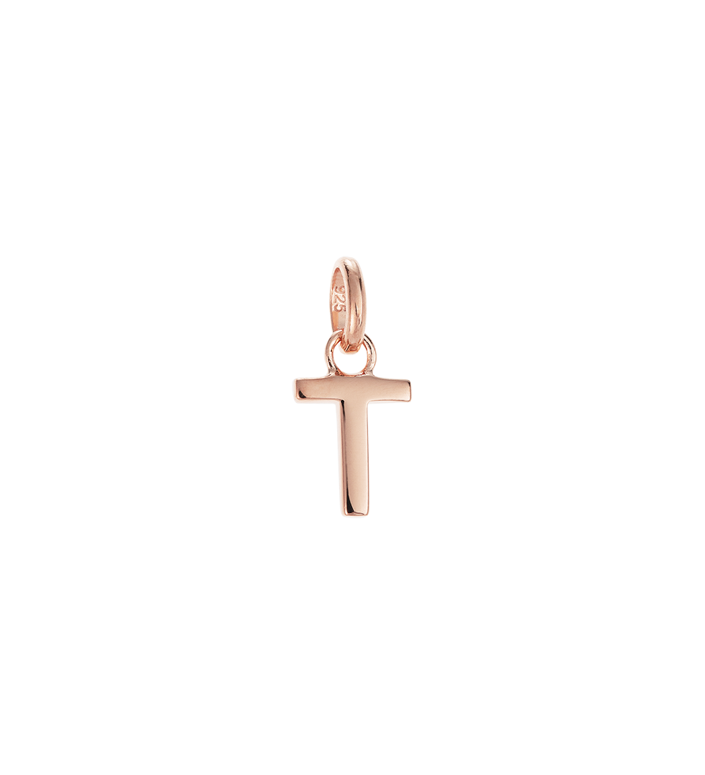 OUTLINE INITIAL A-Z (18K ROSE GOLD VERMEIL) IMAGE 22