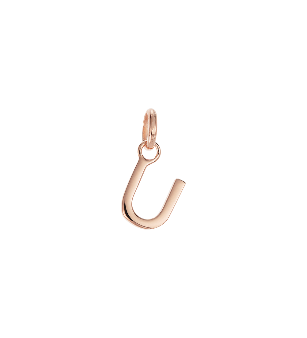OUTLINE INITIAL A-Z (18K ROSE GOLD VERMEIL) IMAGE 23