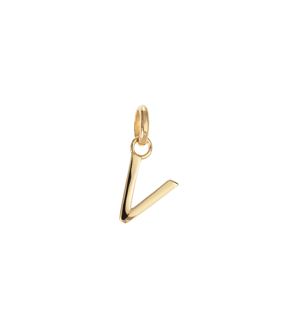 OUTLINE INITIAL A-Z (18K GOLD VERMEIL) IMAGE 29