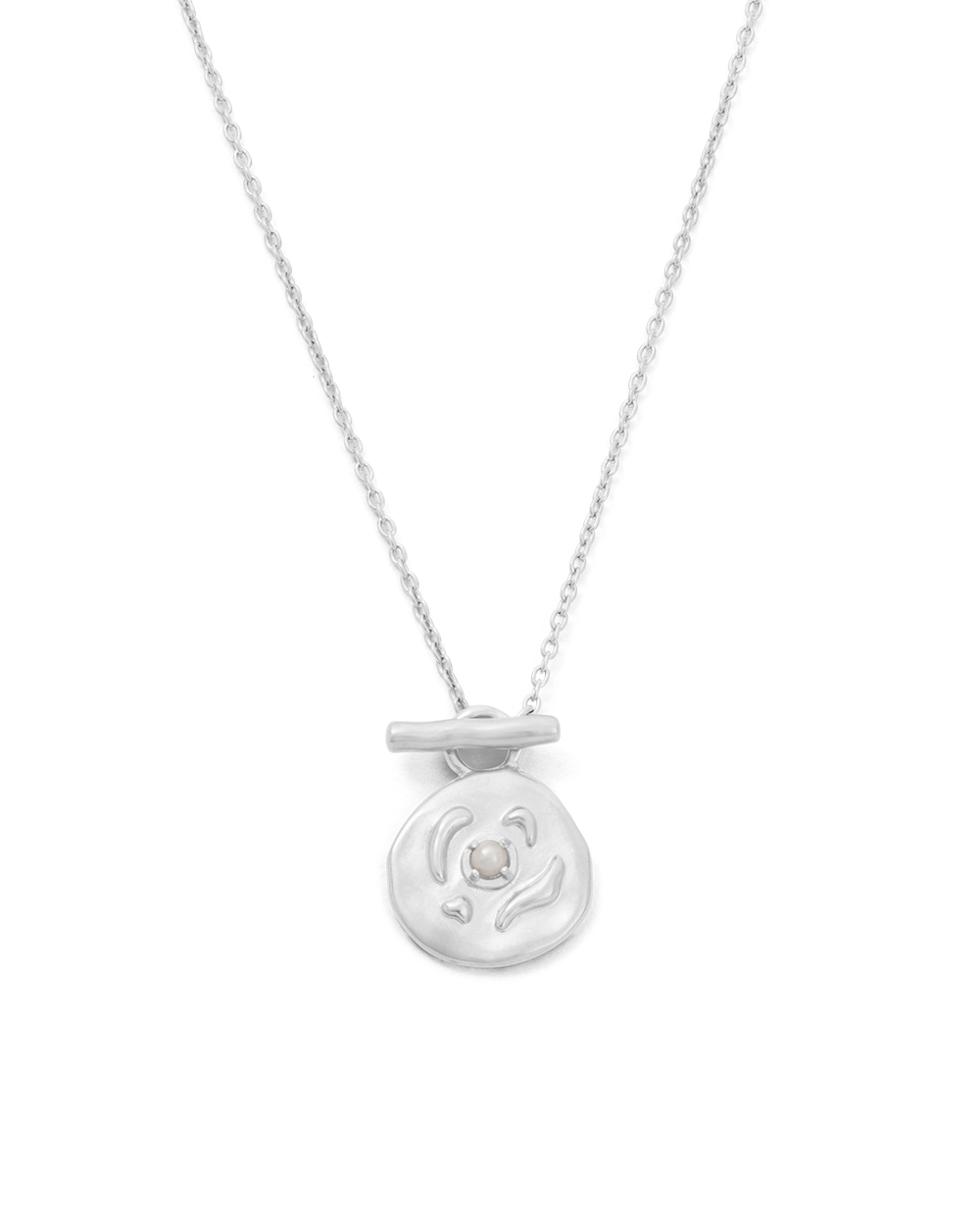 VACANZA COIN NECKLACE (STERLING SILVER)