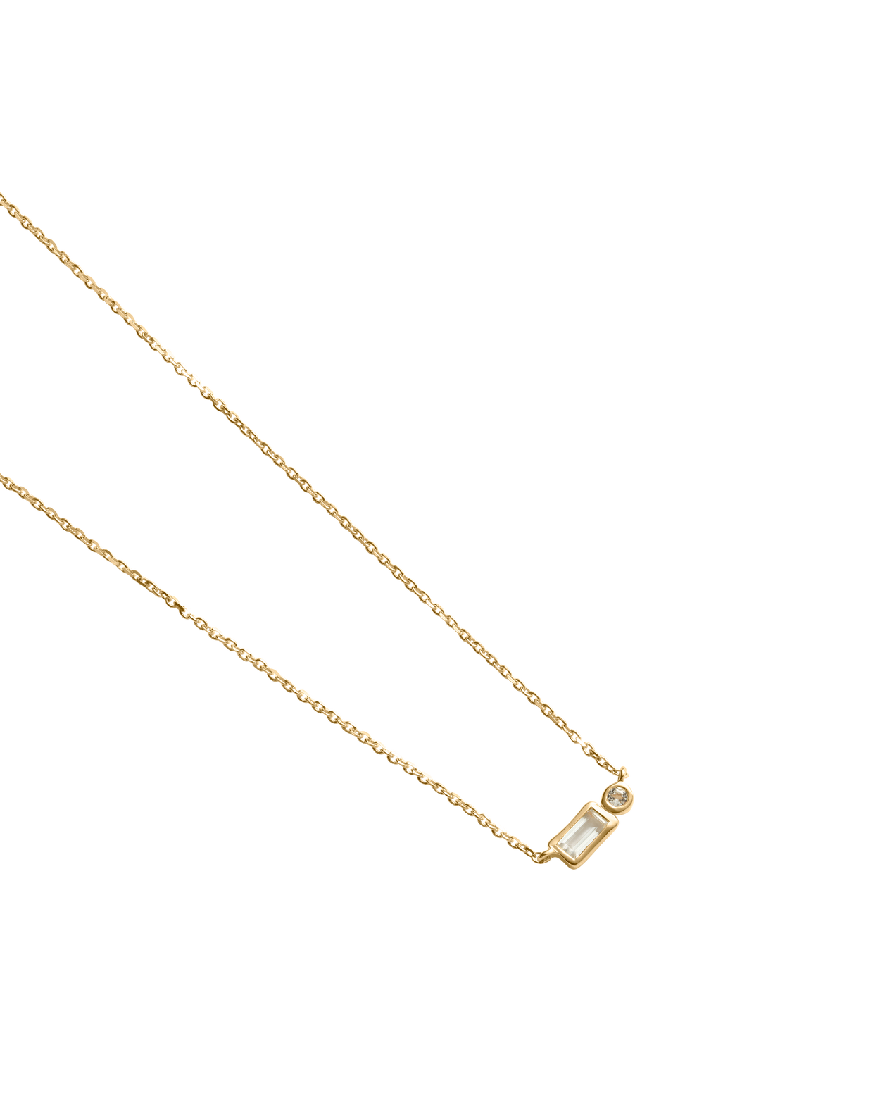 VANTAGE TOPAZ NECKLACE (18K GOLD VERMEIL)