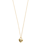 VERA HEART LOCK NECKLACE (18K GOLD PLATED)
