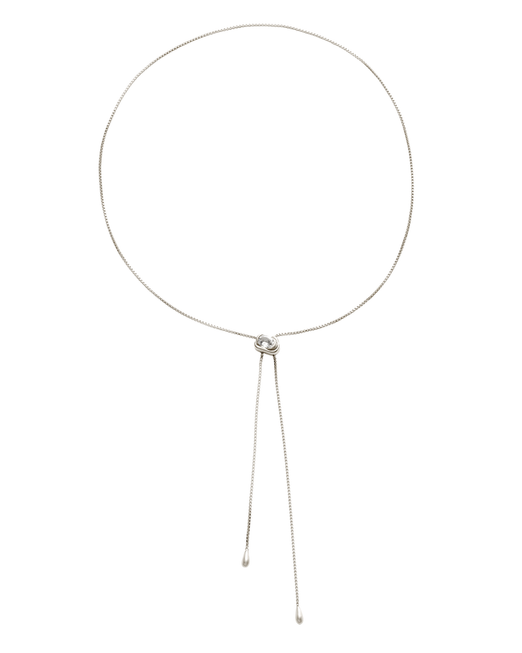 VESSEL LARIAT NECKLACE (STERLING SILVER)