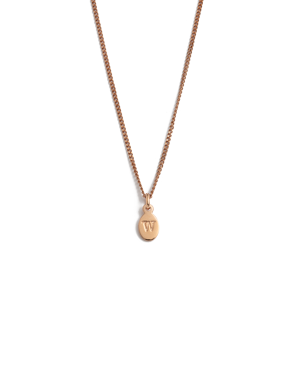 INITIAL NECKLACE A-Z (18K ROSE GOLD VERMEIL) IMAGE 28