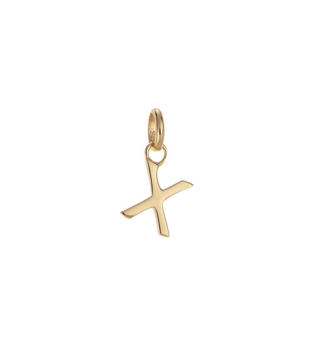 OUTLINE INITIAL A-Z (18K GOLD VERMEIL) IMAGE 31