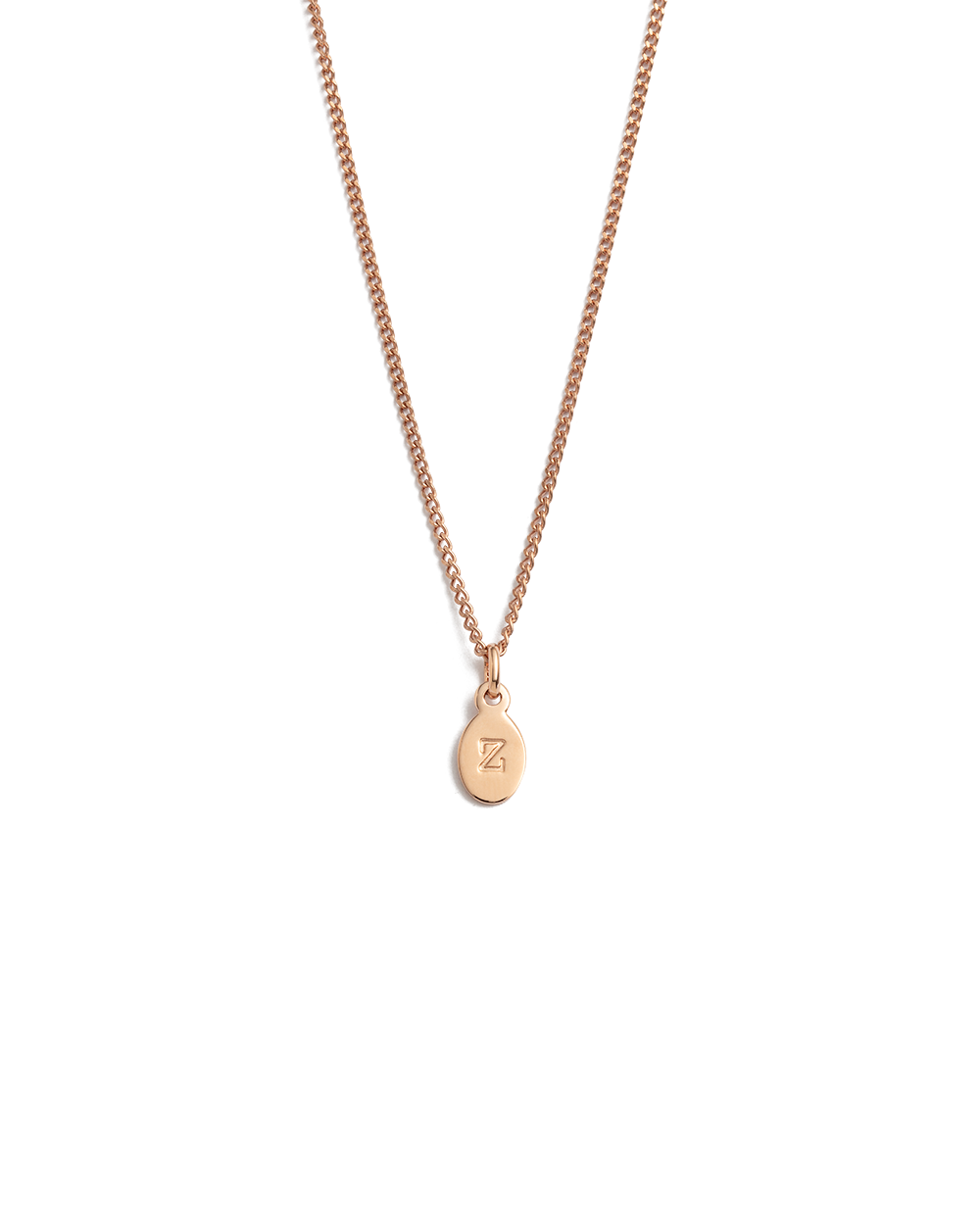 INITIAL NECKLACE A-Z (18K ROSE GOLD VERMEIL) IMAGE 31